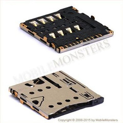 Коннектор Nokia 610 Lumia  Sim card reader