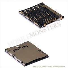 Konektors Samsung SM-C105F Galaxy S4 zoom Sim kartes lasītājs