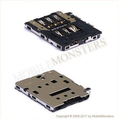 Коннектор Samsung SM-G920F Galaxy S6 Sim card reader