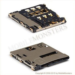 Konektors Samsung i9295 Galaxy S4 Active Sim kartes lasītājs