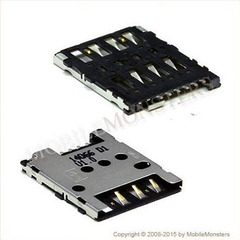 Konektors Nokia 630 Lumia Dual SIM Sim1 kartes lasītājs