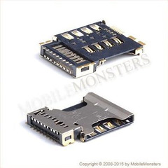 Konektors Samsung i8260 Galaxy Core Sim un Memory card reader