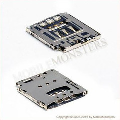 Konektors Sony D2403 Xperia M2 Aqua Sim kartes lasītājs