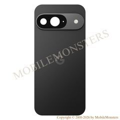 Korpuss Google Pixel 9 Baterijas vāciņš (Service pack) Melns