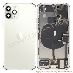 Корпус iPhone 11 Pro (A2215) Средняя часть, Крышка батареи, (Пользованый состояние А) Белый 