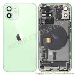 Корпус iPhone 12 (A2403) Средняя часть, Крышка батареи, (Пользованый состояние А) Зеленый