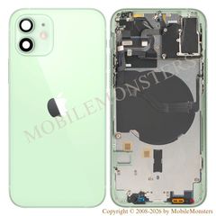 Корпус iPhone 12 (A2403) Средняя часть, Крышка батареи, (Пользованый состояние А) Зеленый 