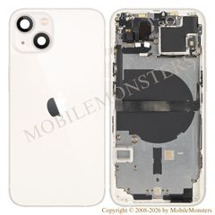 Korpuss iPhone 13 (A2633) Videja daļa Baterijas vāciņš Balts