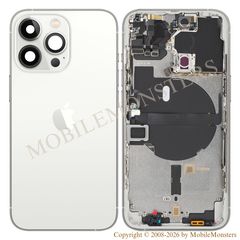 Korpuss iPhone 13 Pro (A2638) Videja daļa Baterijas vāciņš Balts