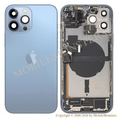 Cover iPhone 13 Pro Max (A2643) Middle cover, Battery cover, (Used condition A) Sky blue 