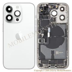 Корпус iPhone 14 Pro (A2890) Средняя часть Крышка батареи Белая