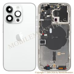 Cover iPhone 14 Pro (A2890) Middle cover Battery cover White