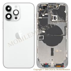 Корпус iPhone 14 Pro Max (A2894) Средняя часть Крышка батареи Белая