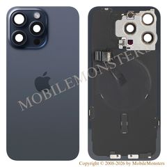 Cover iPhone 15 Pro Max Battery cover (Used condition A) Blue