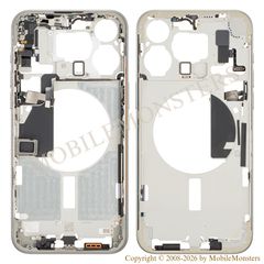 Корпус iPhone 15 Pro Max Средняя часть (Пользованый состояние А) Белый