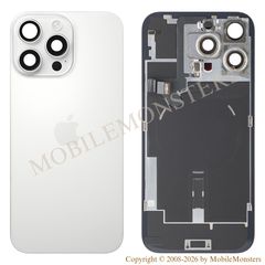 Korpuss iPhone 16 Pro Max Baterijas vāciņš (Lietots A stavoklis) Balts
