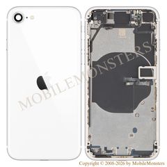 Корпус iPhone SE (2022) Средняя часть Крышка батареи Белая