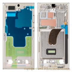 Korpuss Samsung SM-S918B Galaxy S23 Ultra Videja daļa (Service pack) Zelts