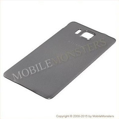 Korpuss Samsung SM-G850F Galaxy Alpha Baterijas vāciņš Sudrabs