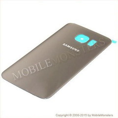 Korpuss Samsung SM-G925F Galaxy S6 Edge Baterijas vāciņš Zelts