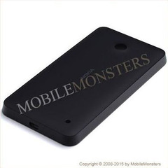 Korpuss Nokia 630 Lumia Baterijas vāciņš Melns