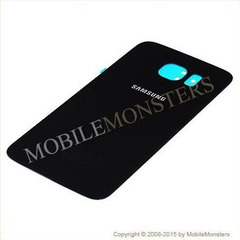 Корпус Samsung SM-G920F Galaxy S6 Крышка батареи Чёрная