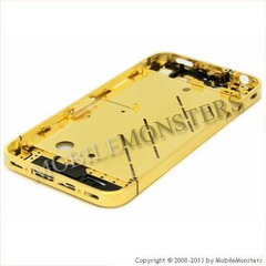 Cover iPhone 4 Middle cover Gold