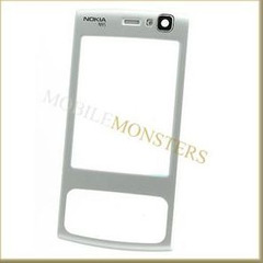 Корпус Nokia N95 Передняя панель Серебрянная