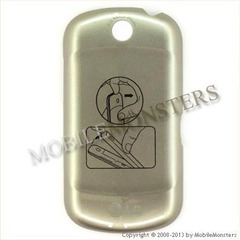 Korpuss LG P350 Optimus Me Baterijas vāciņš Sudrabs