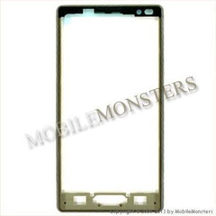Korpuss LG P760 Optimus L9  Priekšējais panelis Melns