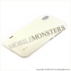 Cover LG P970 Optimus Black Battery cover White