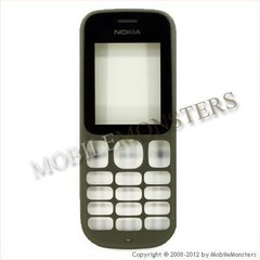 Корпус Nokia 101 Передняя панель Чёрная