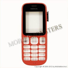 Корпус Nokia 101 Передняя панель Красная