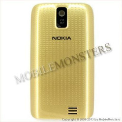 Корпус Nokia 308 Asha Крышка батареи Золотая