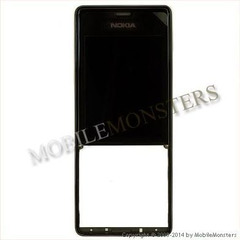 Korpuss Nokia 515 Priekšējais panelis Melns