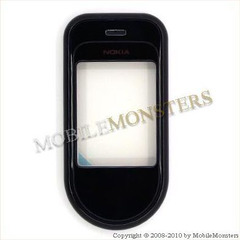 Cover Nokia 7370 Front cover Black