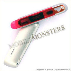 Korpuss Nokia E7 Augšējā un apakšeja daļa Sudraba