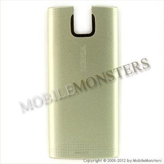 Корпус Nokia X3 Крышка батареи Серебрянная