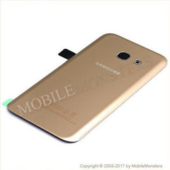 Korpuss Samsung SM-A320F Galaxy A3 (2017) Baterijas vāciņš Zelts