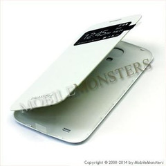 Чехол Samsung i9505 EF-CI950BWE White S-View Original