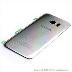 Korpuss Samsung SM-G935F Galaxy S7 edge Baterijas vāciņš Sudrabs