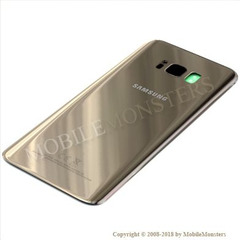 Korpuss Samsung SM-G955F Galaxy S8+ Baterijas vāciņš Zelts