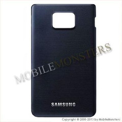 Korpuss Samsung i9105P Galaxy S Plus II Baterijas vāciņš Zils