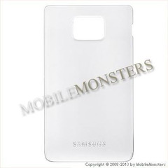 Korpuss Samsung i9105P Galaxy S Plus II Baterijas vāciņš Balts