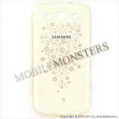 Korpuss Samsung i9300 Galaxy S III (S3) Baterijas vāciņš Balts LaFleur