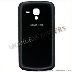 Korpuss Samsung S7562 Galaxy S Duos Baterijas vāciņš Melns