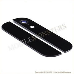 Korpuss iPhone 5 (A1429) Augšējā un apakšeja daļa Melnā