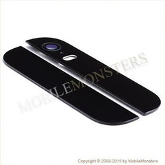 Korpuss iPhone 5s (A1457) Augšējā un apakšeja daļa Melnā