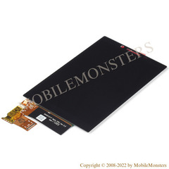 Displejs BlackBerry KEY2 ar Skārienjūtīgo stiklu Melns