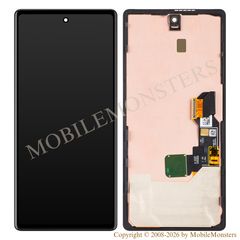 Displejs Google Pixel 6a ar Skārienjūtīgo stiklu (Service pack) Melns